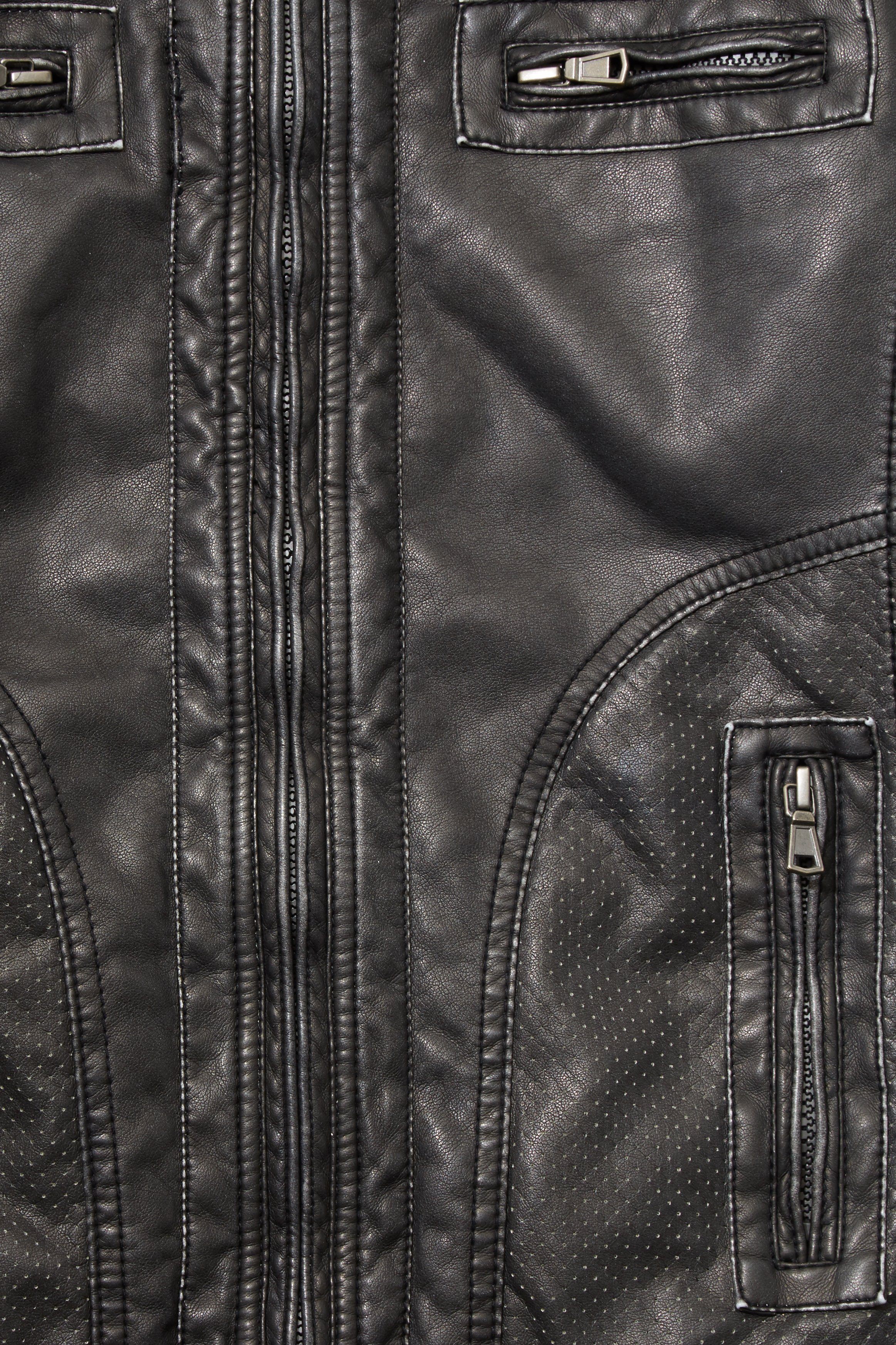 Jacket Boy - Vegan Leather Moto Jacket