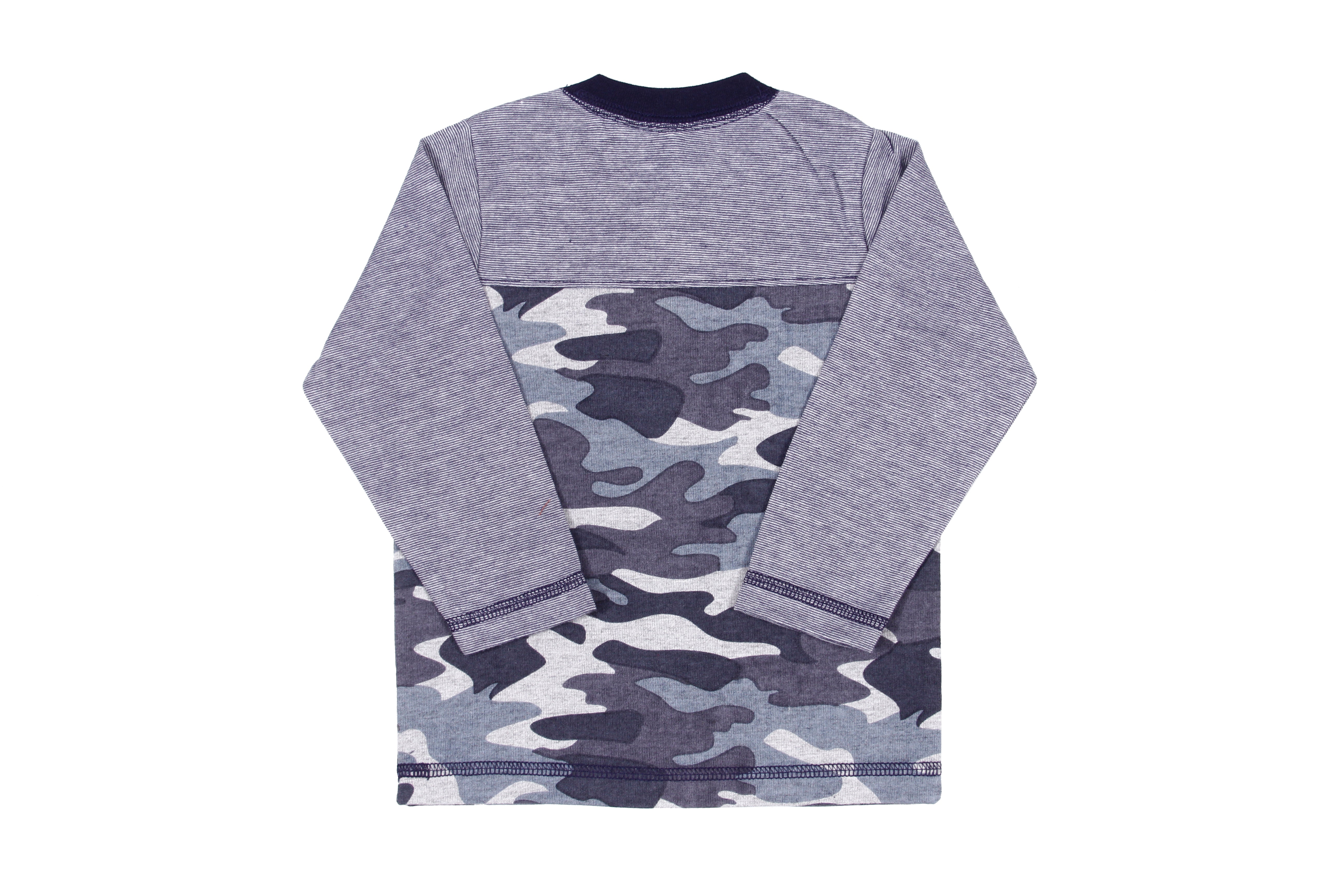 Channing Camouflage Henley Tee Baby